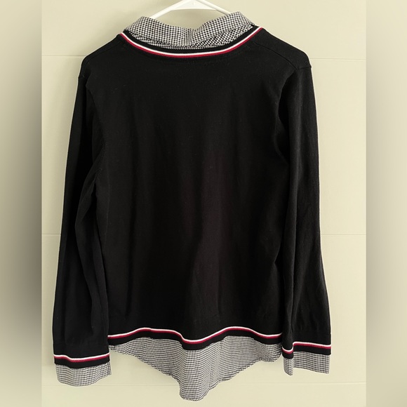 Tommy Hilfiger sweater with faux dress shirt underneath - Picture 6 of 8